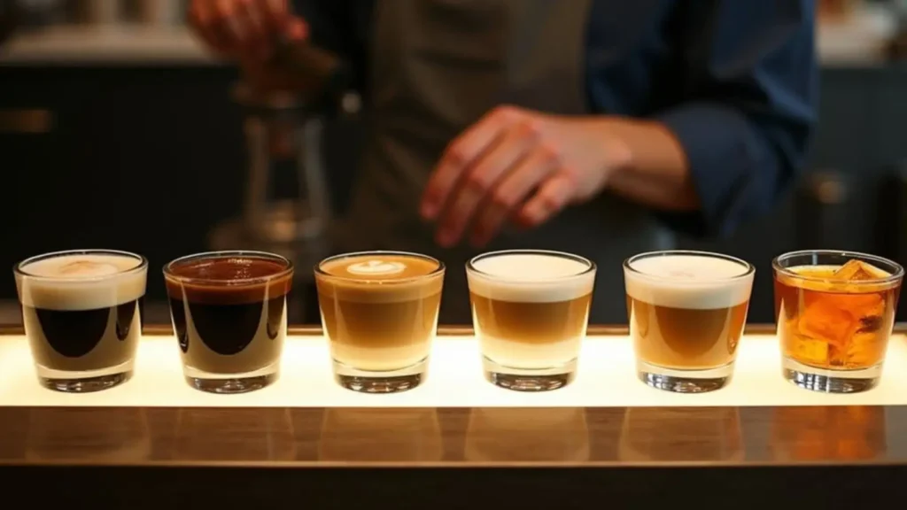 TYPES OF COFFEE DRINKS